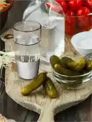Стопки для водки и ликера, подарочный набор 6 шт., 60 мл., PROMSIZ серебро, коллекция Поло