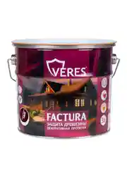 Декоративная пропитка для дерева Veres Ultra Lazura №17, глянцевая, 9 л, золотой бор