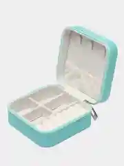 Голубой шкатулка для ювелирных украшений