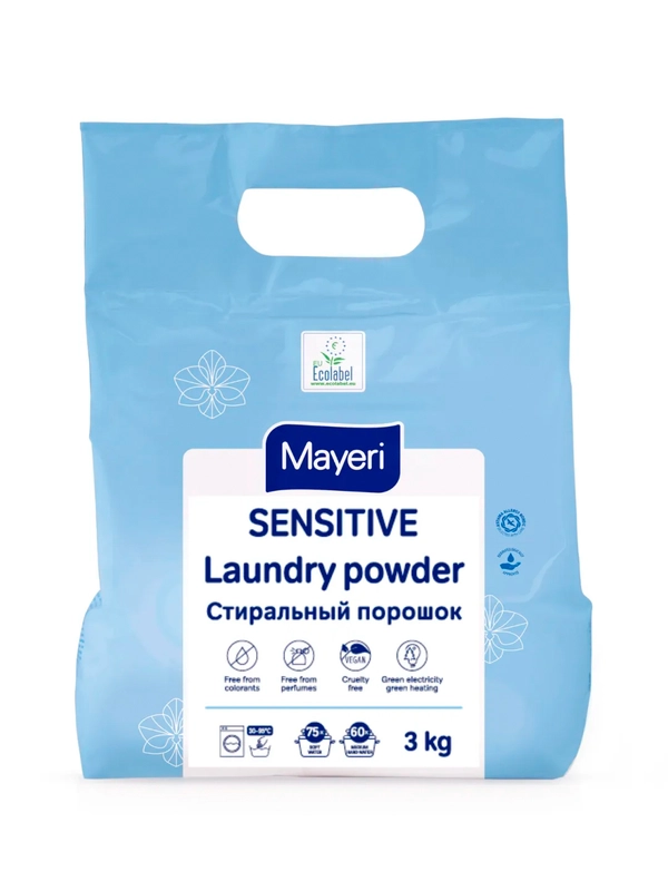 MAYERI Sensitive ЭКО Стиральный порошок универсальный 3кг