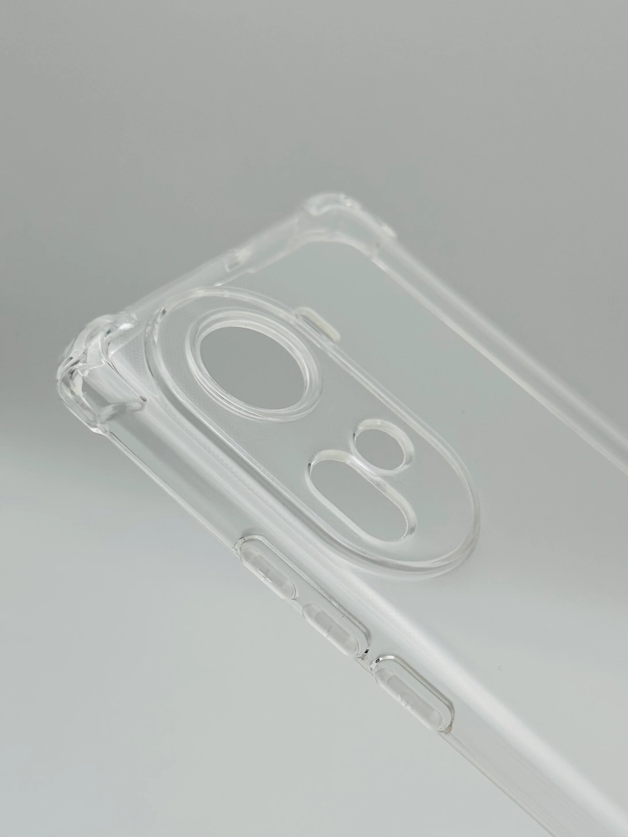 Чехол на Oppo Reno 11 5G, прозрачный силикон, противоударный, Оппо Рено 11