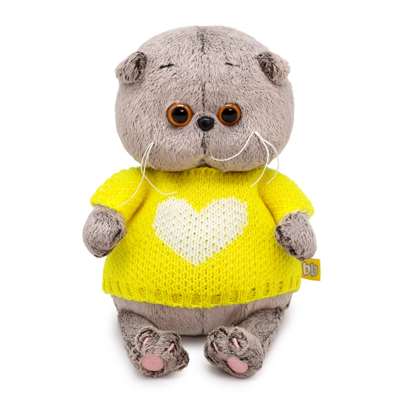 BB-133 Басик BABY в свитере с сердцем
