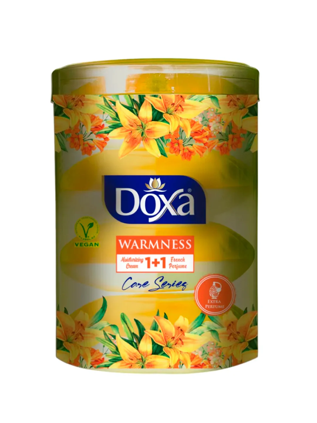 DOXA Мыло твердое Care series двухцветное Warmness туба 4х100г
