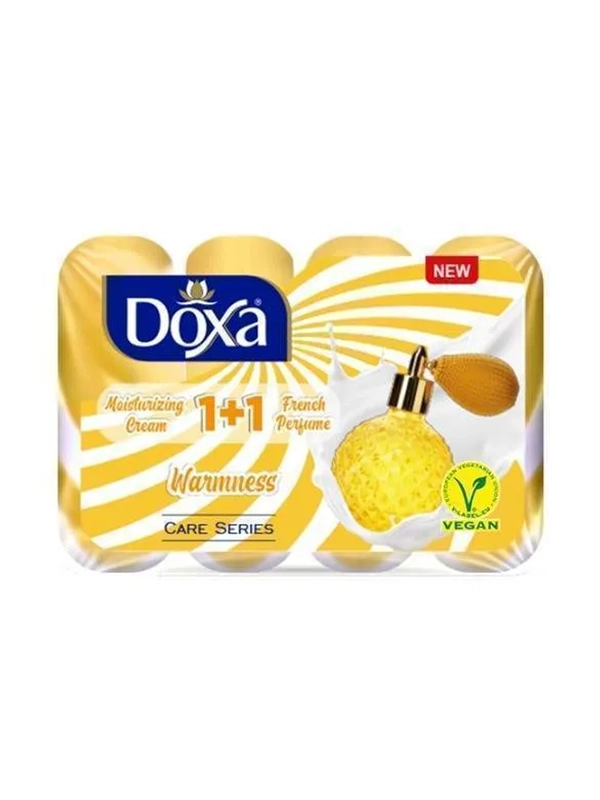 DOXA Мыло твердое Care series ecopack Beauty Warmness 4х80г