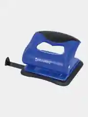 Дырокол для бумаги канцелярский Brauberg Jet Pro, до 20 листов, сине-черный