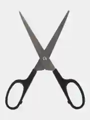 Ножницы канцелярские Brauberg "Standard", классическая форма, 180 мм, черные, 237096