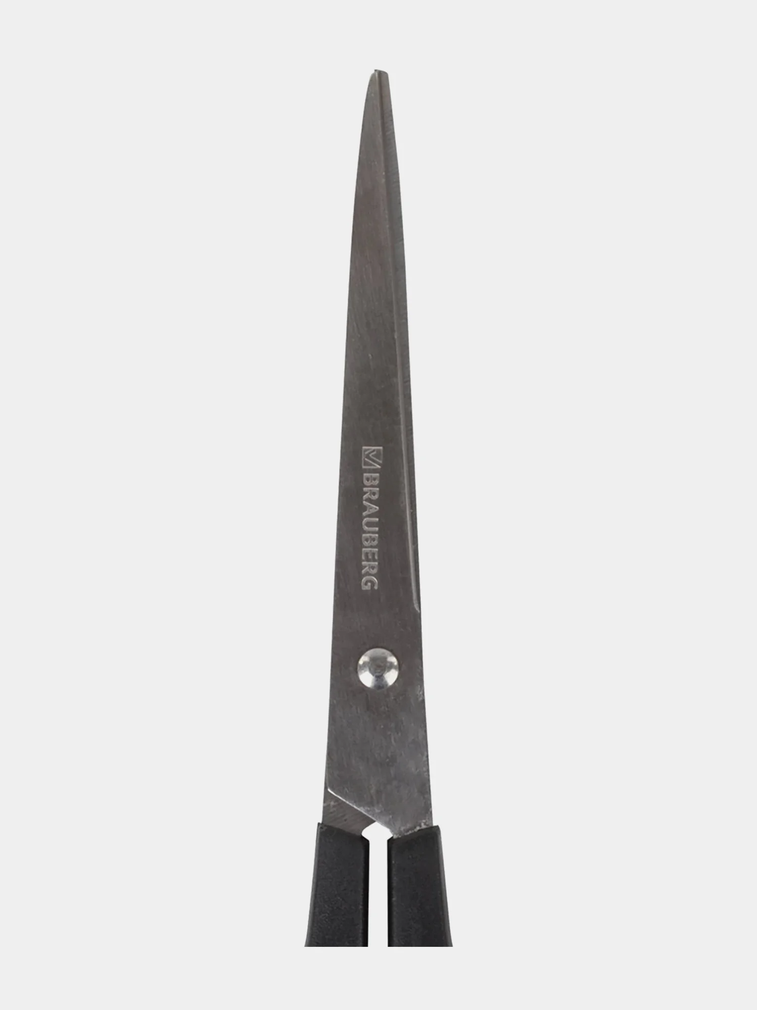 Ножницы канцелярские Brauberg "Standard", классическая форма, 180 мм, черные, 237096