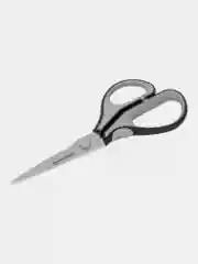 Ножницы канцелярские Brauberg Super, 175 мм, серо-черные, 2-х сторонняя заточка, 237295
