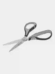 Ножницы канцелярские Brauberg Super, 175 мм, серо-черные, 2-х сторонняя заточка, 237295