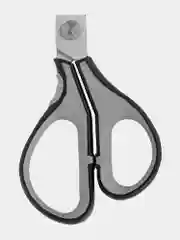 Ножницы канцелярские Brauberg Super, 175 мм, серо-черные, 2-х сторонняя заточка, 237295
