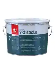 Краска для цоколя щелочестойкая Tikkurila Yki Socle (Юки), матовая, база A, белая, 9 л