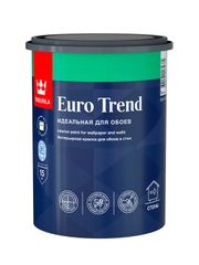Краска интерьерная для обоев и стен Euro Trend (Евро Тренд) TIKKURILA 0,9л белый (база А)
