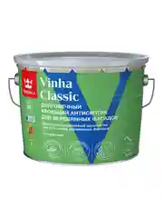 Антисептик для деревянных фасадов Tikkurila Vinha Classic, полуматовый, база А, белый, 9 л