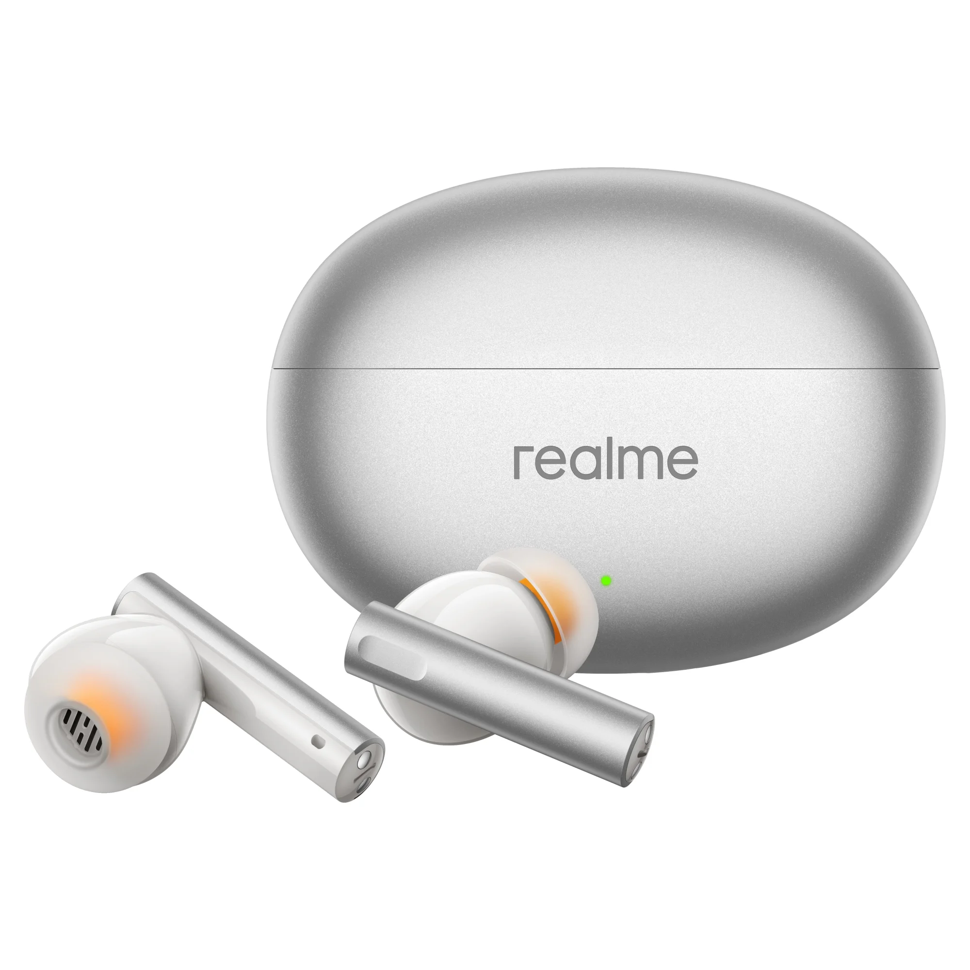 Серебряный tws Наушники Realme Buds Air 6