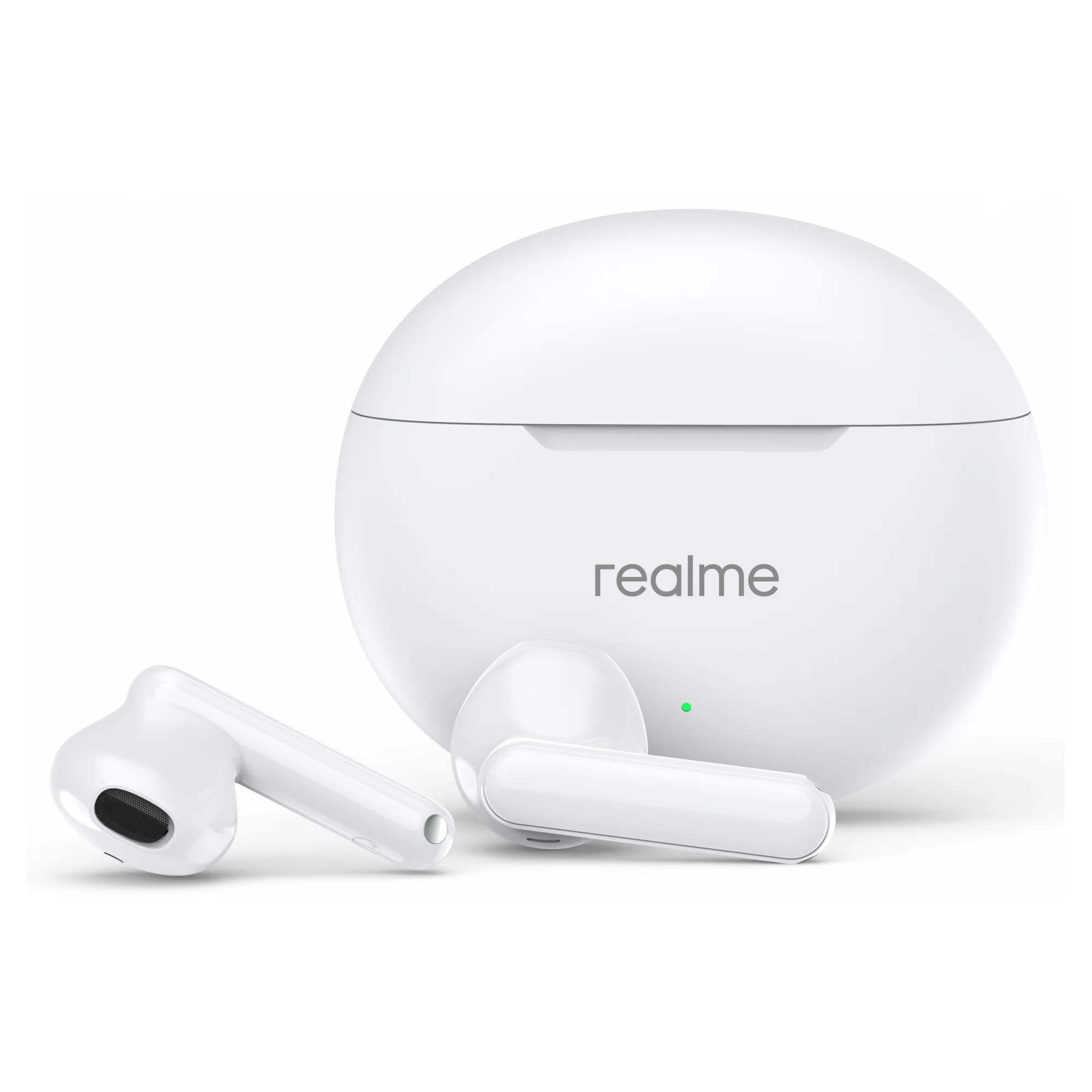 Белый беспроводные наушники realme Buds T01