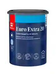 Краска Euro Extra-20 (Евро-20) TIKKURILA 0,9л белый (база А)