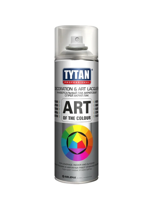 Аэрозольный универсальный акриловый лак Tytan Professional Art of the color, 400 мл