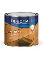 Эмаль ПФ-115 для металла и дерева Престиж, алкидная, глянцевая, 2,8 кг, белая