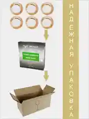 Тарелки обеденные, подарочный набор 6 шт., 260 мм., PROMSIZ коллекция Лоза