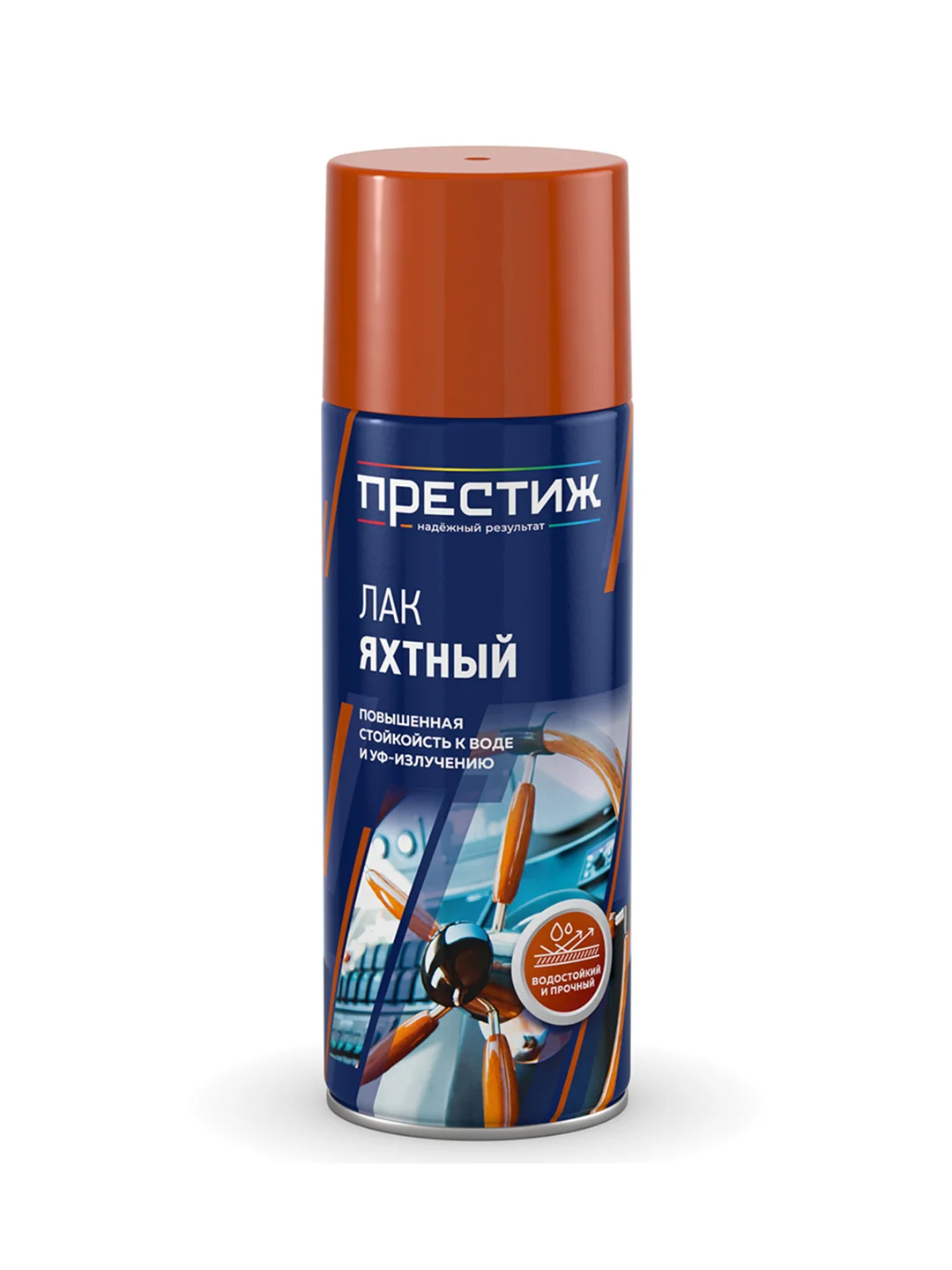 Аэрозольная алкидная краска Престиж, высокоглянцевая, 425 мл, синяя