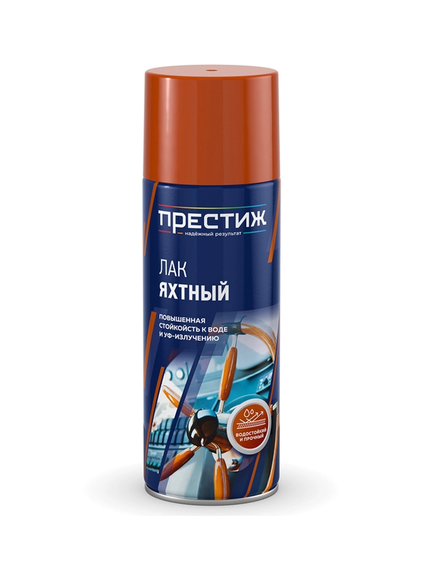 Аэрозольная алкидная краска Престиж, высокоглянцевая, 425 мл, синяя