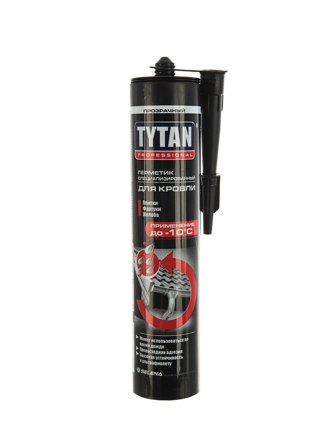 Нейтральный силиконовый герметик для кровли Tytan Professional, 310 мл, прозрачный