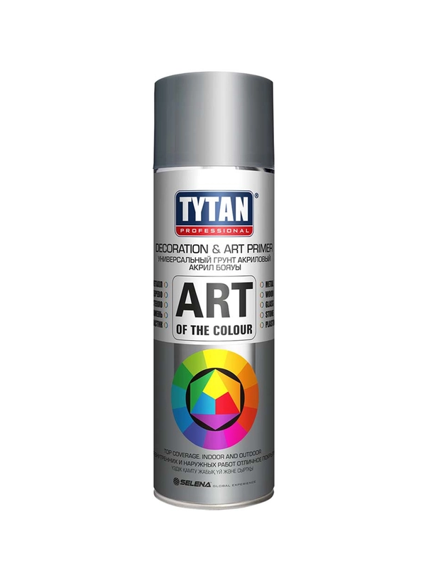 Грунт-аэрозоль праймер Tytan Professional Art of the color, 400 мл, RAL 7031, серый