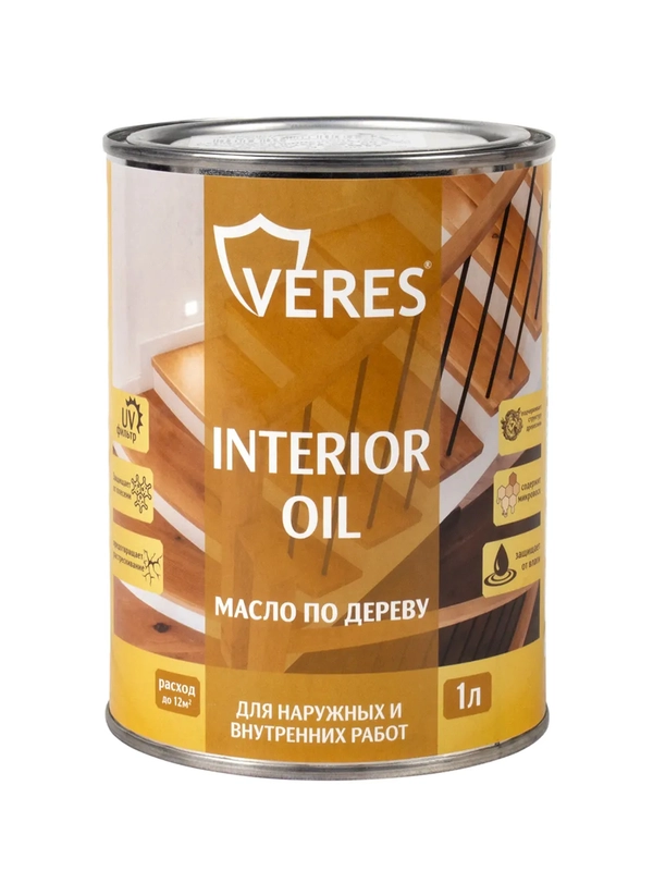 Масло для дерева Veres Interior Oil, 3 л, палисандр