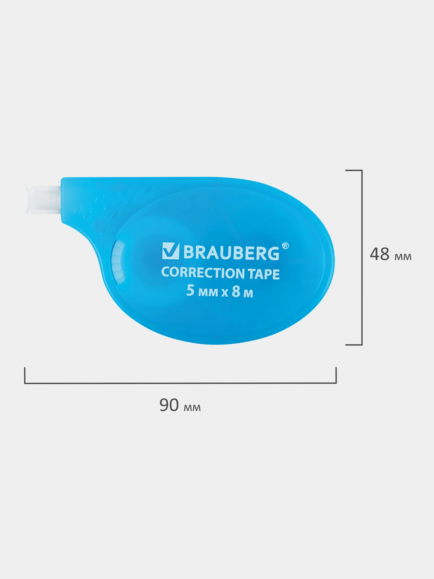 Замазка ленточная Brauberg Ultra Neon, 272665, корректирующая лента, штрих корректор, 3 шт