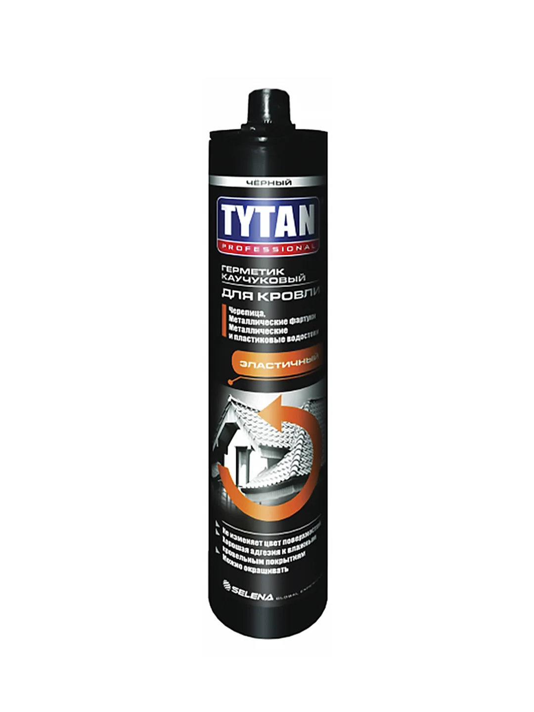 Каучуковый герметик для кровли Tytan Professional, 310 мл, коричневый
