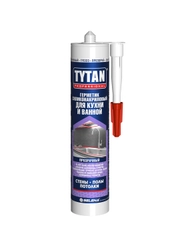 Силиконакриловый санитарный герметик Tytan Professional, 280 мл, прозрачный