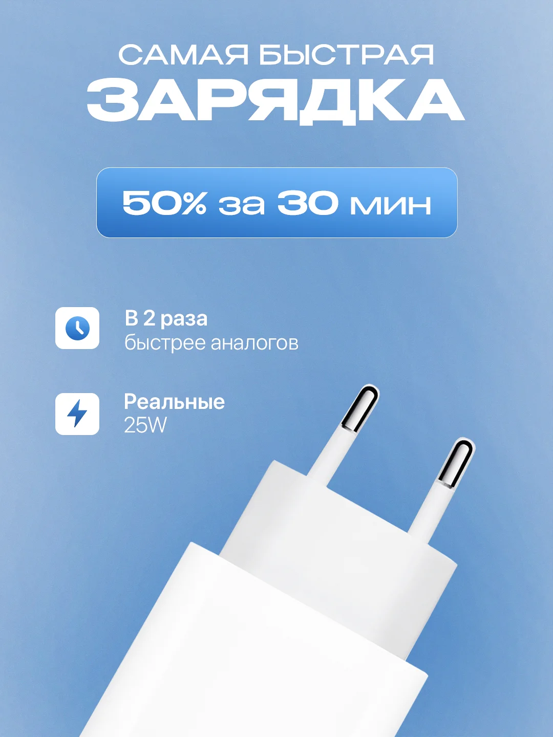 Блок питания для iPhone, Type-C, с быстрой зарядкой, 20-25W