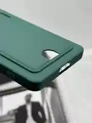 Тёмно-зелёный чехол для Tecno Camon 30 Pro 5G, с карманом для карты, цветная накладка