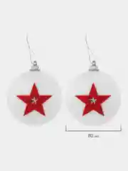 Елочные шары-игрушки Золотая Сказка, 592167, новогодний декор набор 40 шт, 8/4 см, пластик