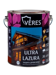 Декоративная пропитка для дерева Veres Gold Lazura №1, глянцевая, 0,9 л, бесцветная