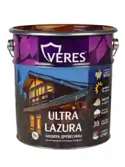 Декоративная пропитка для дерева Veres Classic Lazura №8, матовая, 2,7 л, дуб темный