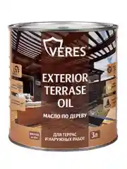 Масло для дерева Veres Exterior Terrase Oil, 3 л, бесцветное