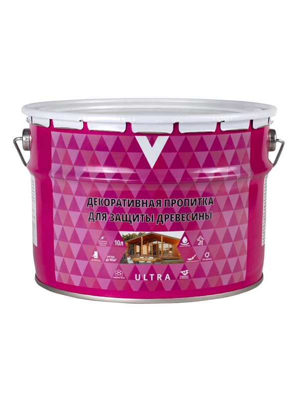 Декоративная пропитка для дерева V Classic, матовая, 10 л, венге