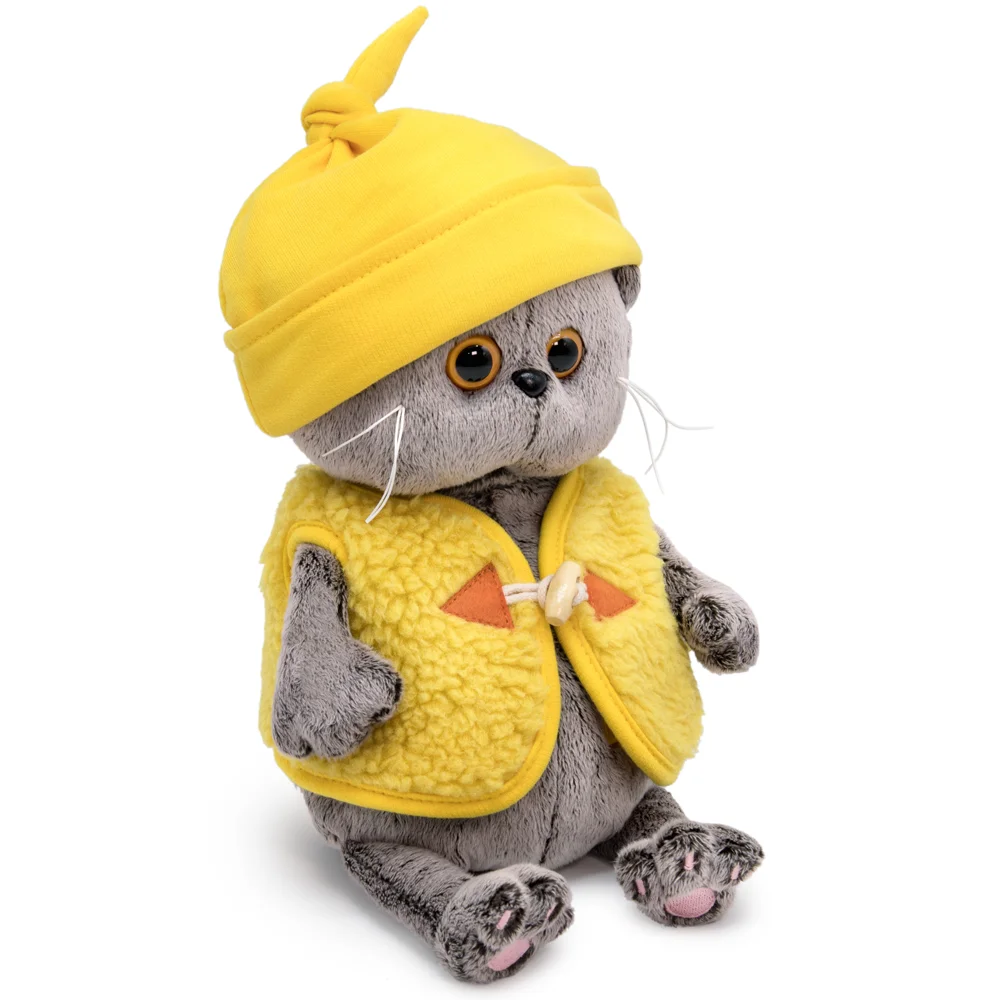 BB-107 Басик BABY в шапочке и меховом жилете