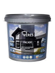 Декоративная пропитка для дерева Veres Natura, полуматовая, 9 л, рябина