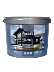 Краска для деревянных фасадов Veres Facade, акриловая, матовая, 9 л, мятный