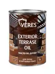 Краска для деревянных фасадов Veres Facade, акриловая, матовая, 0,9 л, мокачино