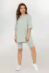 Ледяной пижама женская с шортами.Ткань-хлопок 95% и лайкра 5%