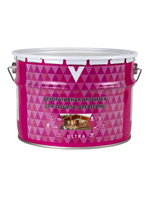 Декоративная пропитка для дерева V Classic, матовая, 1 л, махагон