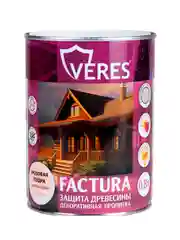 Декоративная пропитка для дерева Veres Gold Lazura №7, глянцевая, 0,9 л, махагон