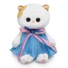 LB-139 Ли-Ли BABY в платье из жатой ткани с бантом