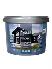 Краска для деревянных фасадов Veres Facade, акриловая, матовая, 9 л, голубой туман