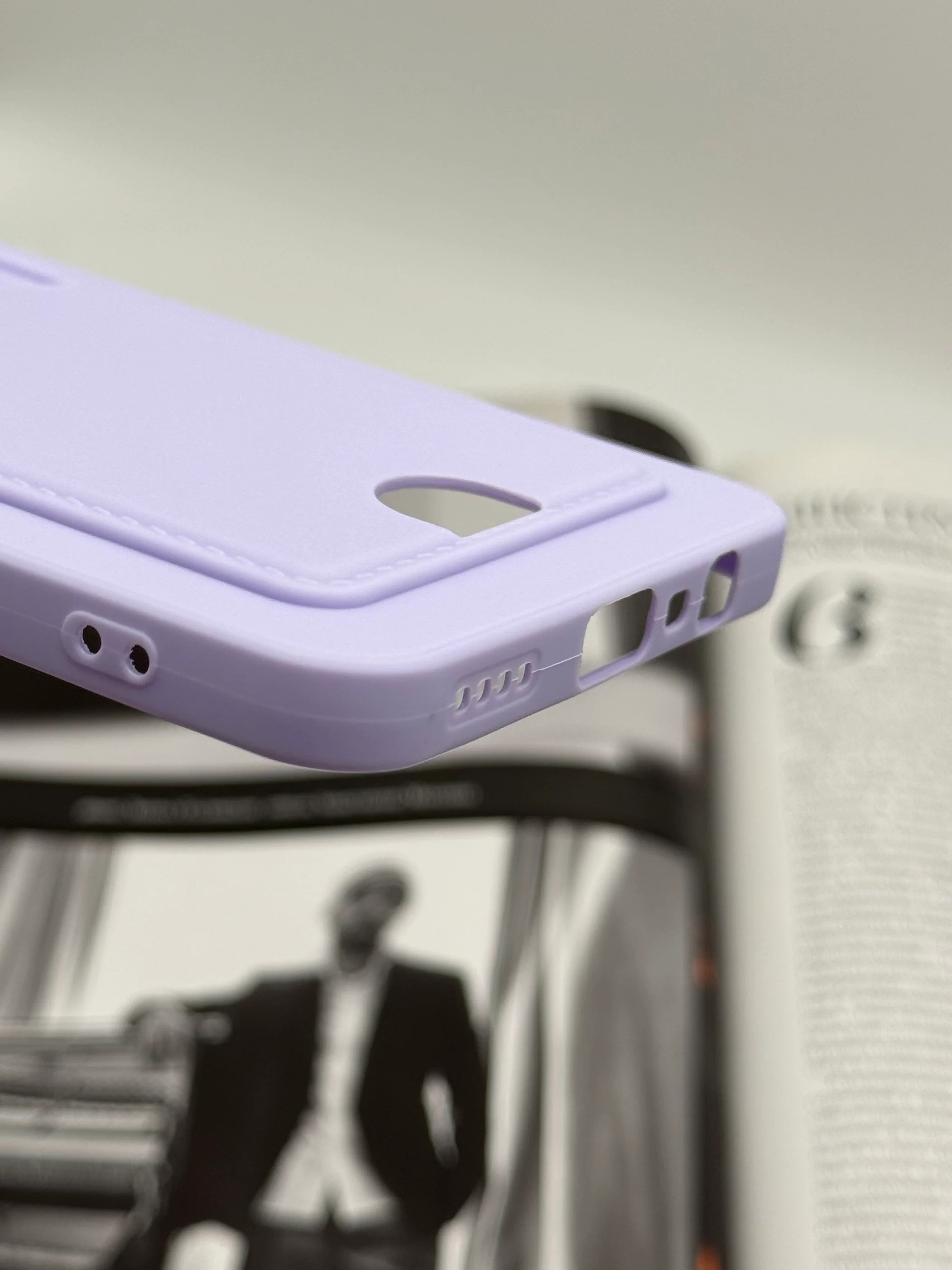 Сиреневый чехол для Realme Note 60, с карманом для карты, реалми нот 60
