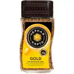 Kофе растворимый Черная Карта Gold, 95 г