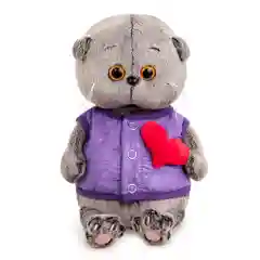 BB-123 Басик BABY в дутом жилете с сердечком